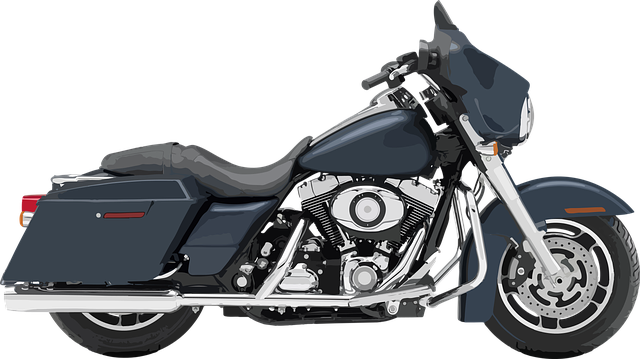Free Motorbike Engine vector and picture