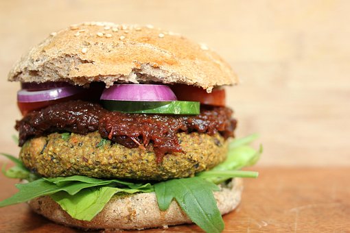 Burger, Vegan, Vegano, Comer, Saludable