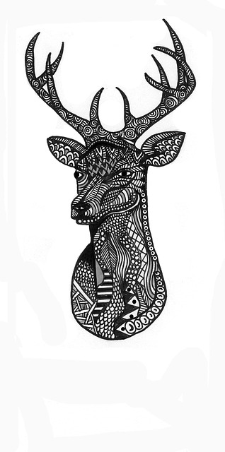 Free Zentangle Pattern illustration and picture