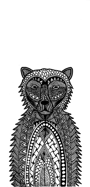 Free Zentangle Drawing illustration and picture
