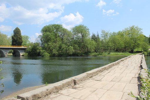 Brücke, Fluss, Natur, Portugal