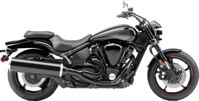 Free Motorbike Engine vector and picture