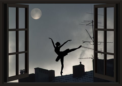 Moon, Moon Addicted, Universe, Ballerina