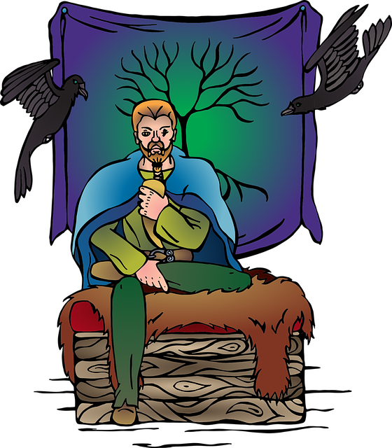 Free odin norse viking vector