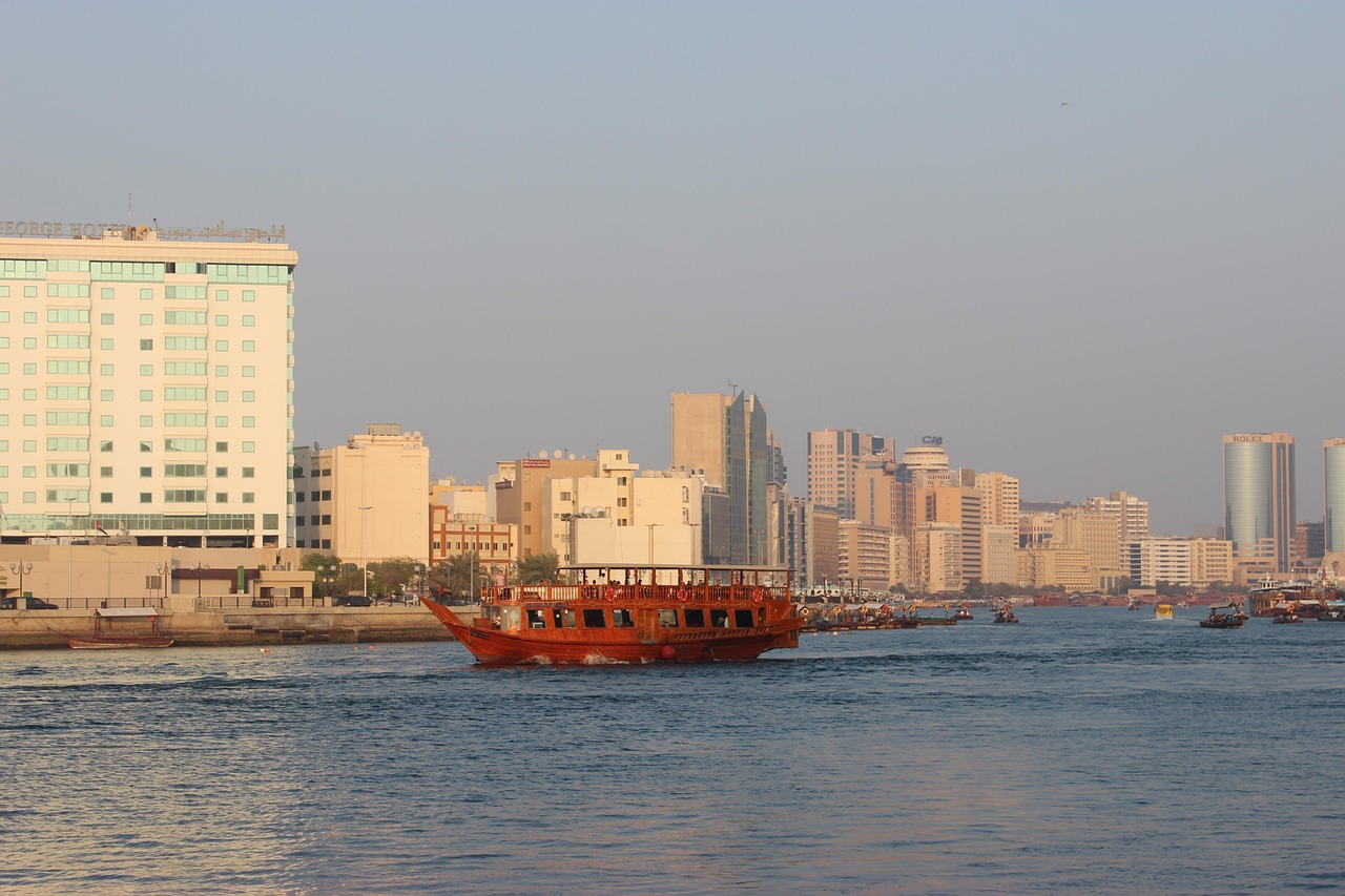Dubai City Water Free photo on