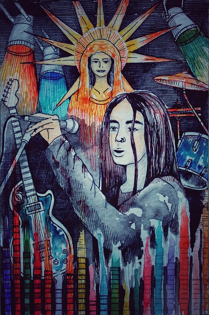 Musik, Musiker, Felsen, Konzert, Gitarre