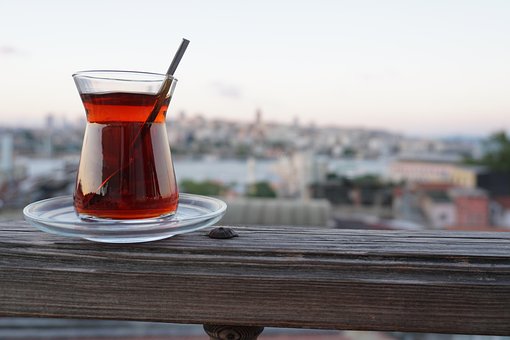 Tee, Istanbul, Ansicht, Turkei