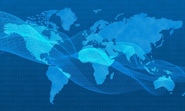 Free globalisation internet communication illustration