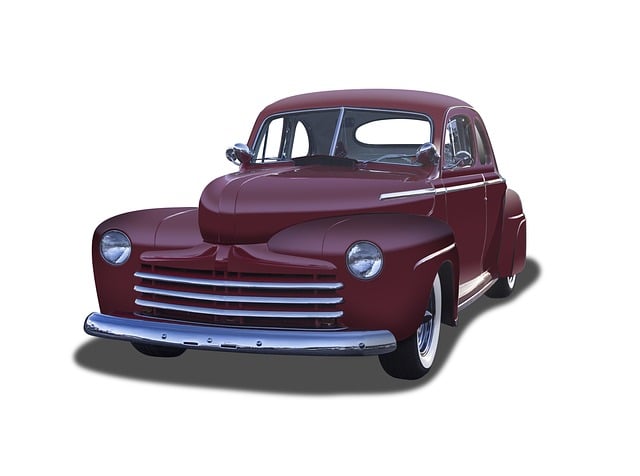 Free hot rod fifties custom illustration