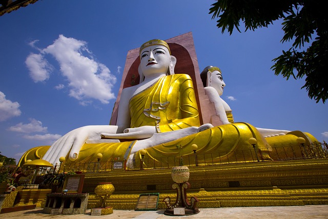 Free Blue Buddhism photo and picture