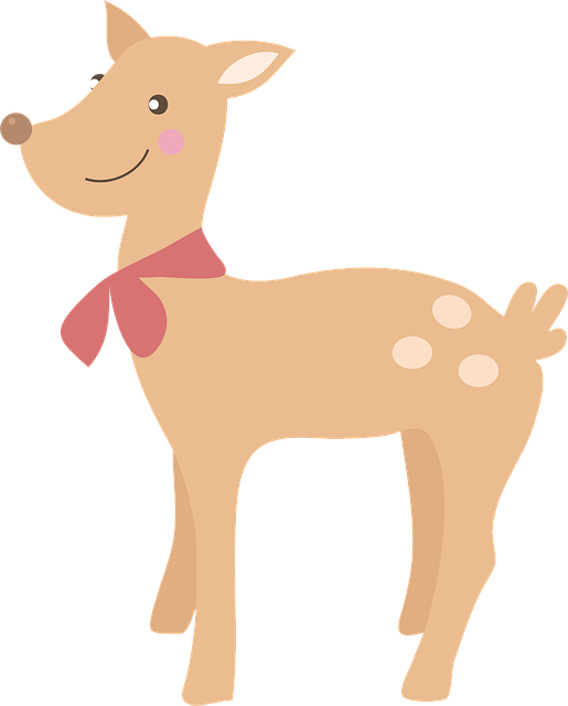 Free deer forest animal illustration