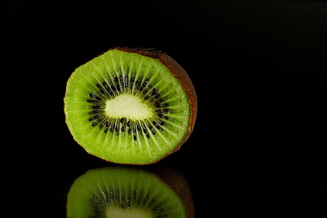 Früchte, Kiwi, Glas, Spiegelung