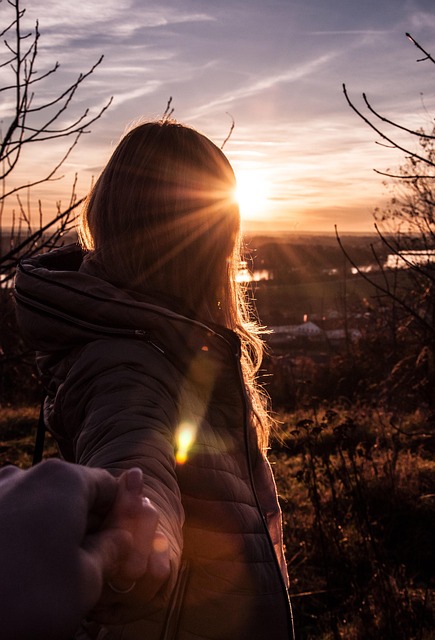 Free Hand Sunset photo and picture