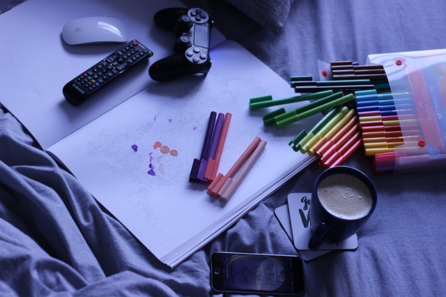 Free Coloring Pens Mouse photo and picture