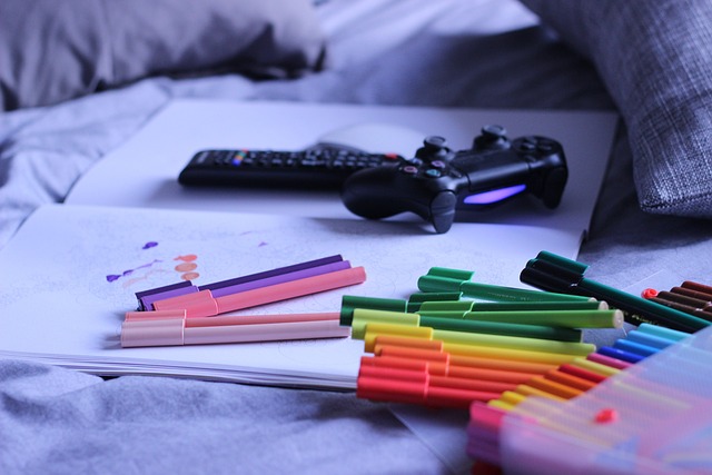 Free Coloring Pens Mouse photo and picture
