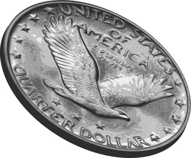 Free Quarter Coin Flip vector and picture