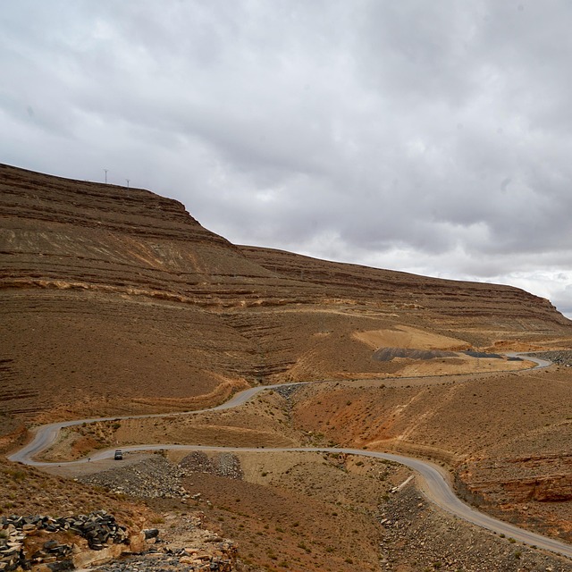 Road, Berg, Landschap, Natuur, Draai