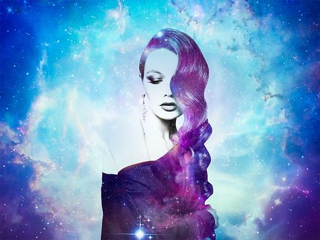 Free Galaxy Woman photo and picture