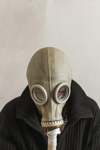 Free Man In Gas Mask Mask photo and picture