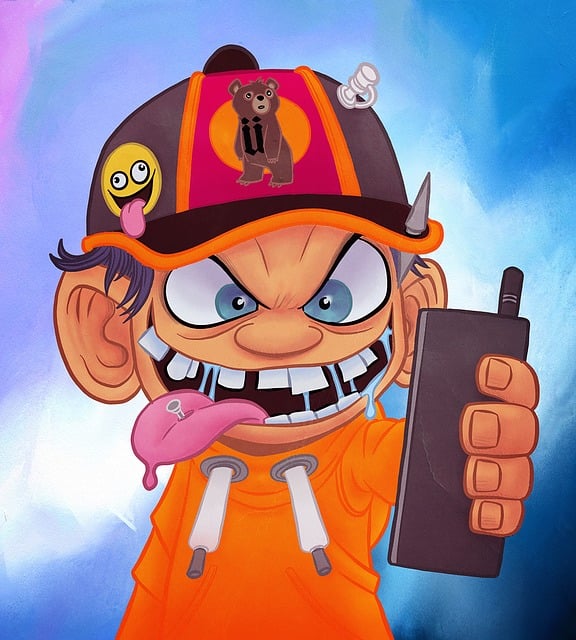 Telefon, Karikatur, Smartphone