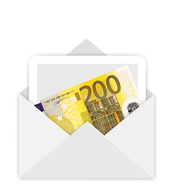 Free envelope money euro illustration