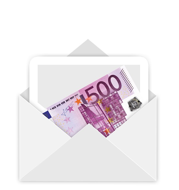 Free envelope money euro illustration