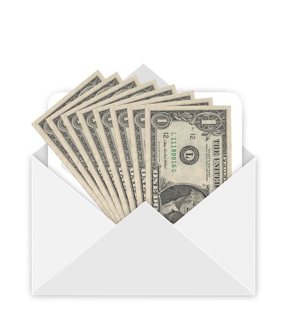 Free envelope money dollar illustration