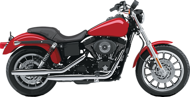 Free Motorbike Engine vector and picture