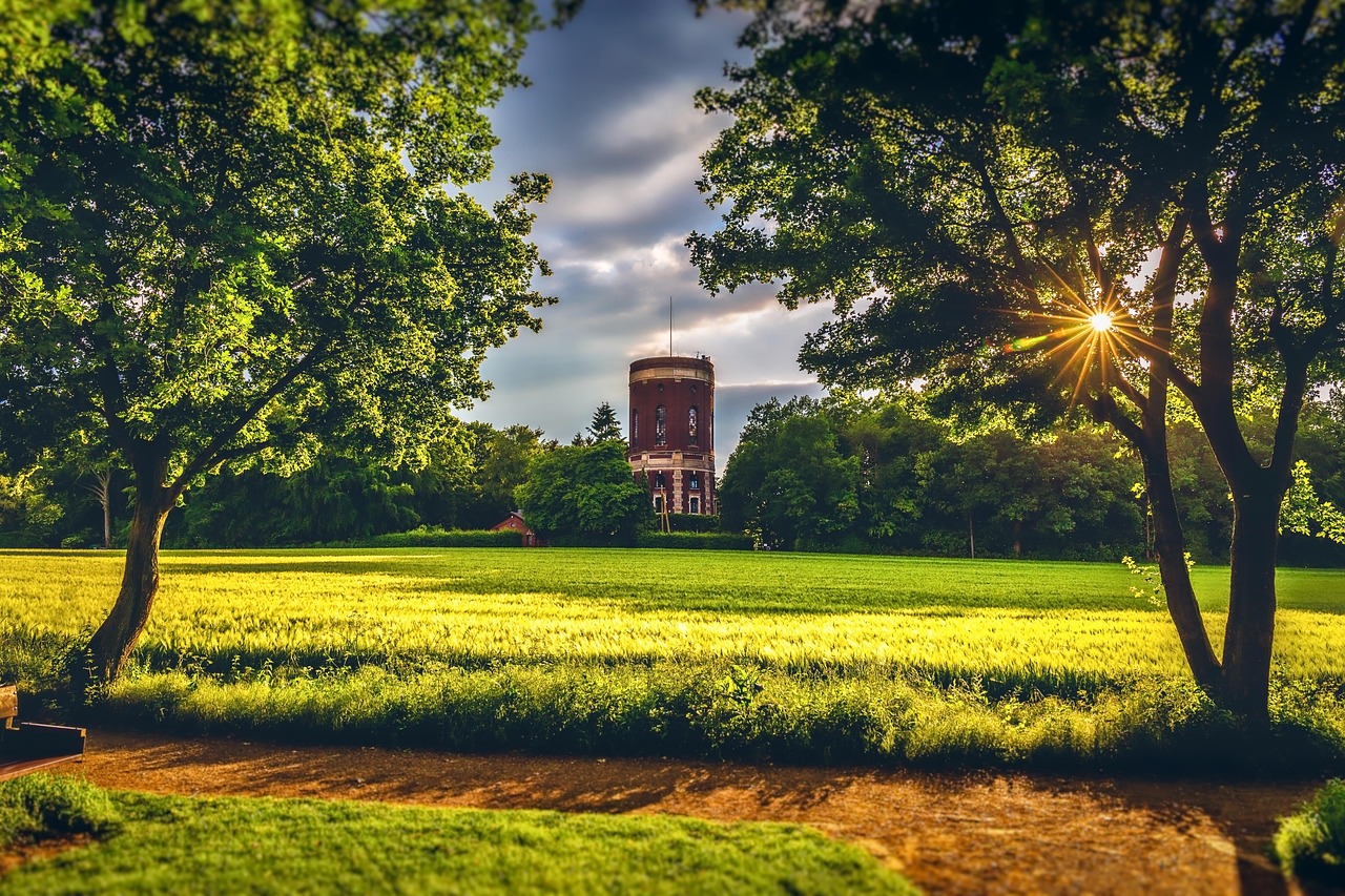 Water Tower - free online jigsaw puzzle photo