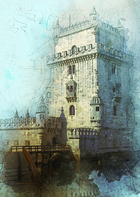 Belem, Toren, Lissabon, Portugal