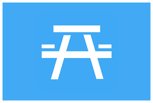 Free sign icon table illustration