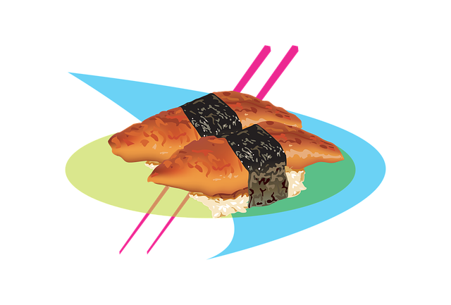 Free sushi wok chinese illustration