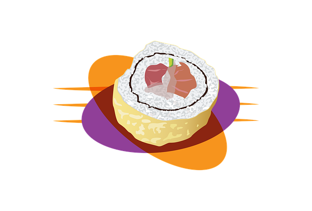 Free sushi wok chinese illustration
