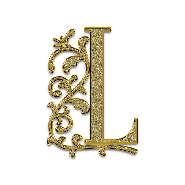 Download free HD stock image of Letter Litera Free letter litera monogram illustration
