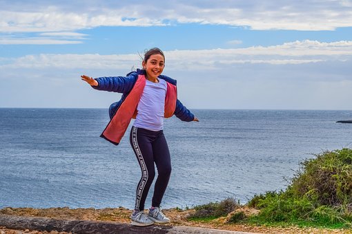Girl, Playing, Child, Childhood, Fun