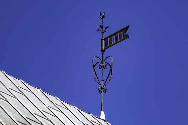 Free Weathervane Blue Sky photo and picture