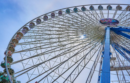 Volksfest, Riesenrad, Jahrmarkt, Kirmes