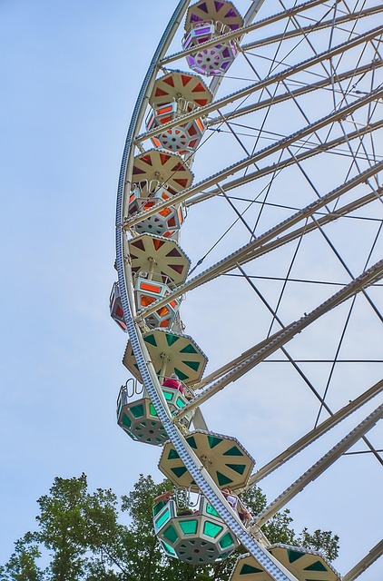 Volksfest, Riesenrad, Jahrmarkt, Kirmes