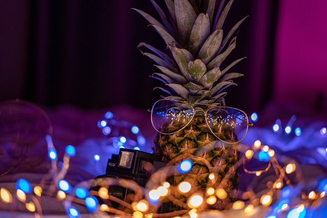 Ananas, Lichtslingers, Kerstverlichting