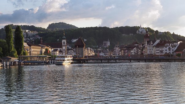 Luzern, Vierwaldstättersøen, Schweiz
