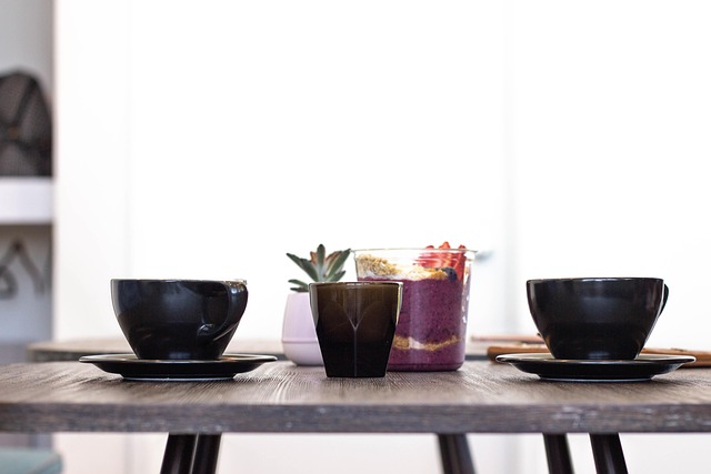 Kaffee, Mittagessen, Lebensmittel, Tisch