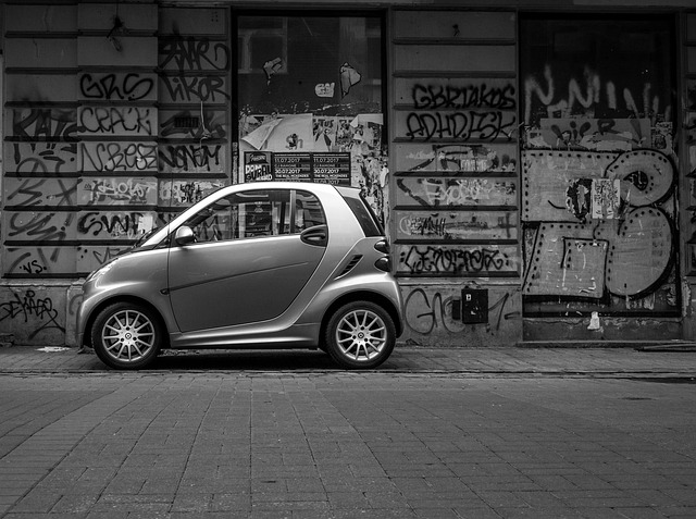 Minibil, Bil, Sort, Mini, Transportere