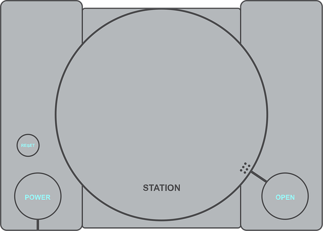 Free game playstation console vector