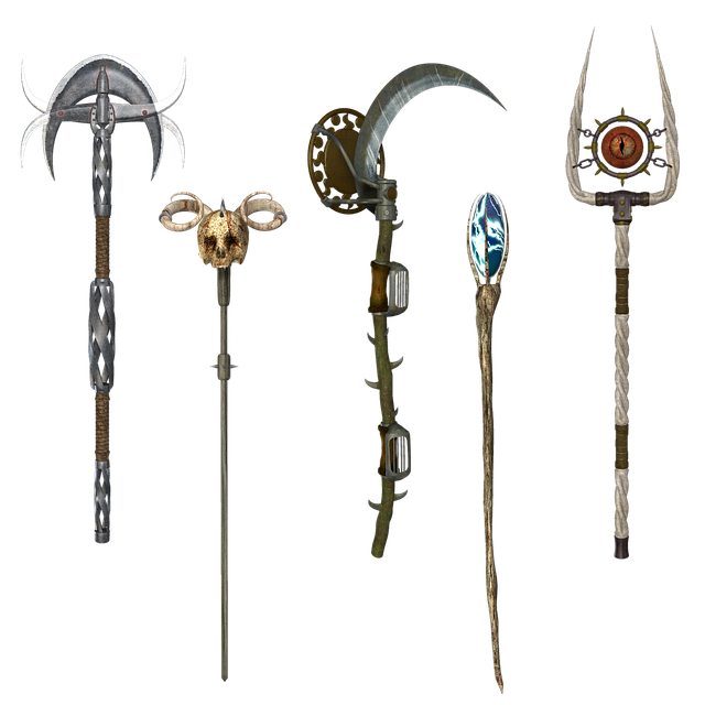 Free scepter staff stave illustration