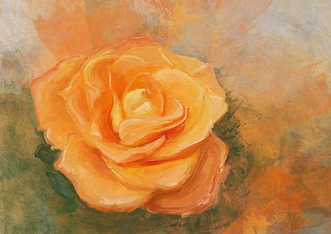 Free Rose Paint illustration and picture