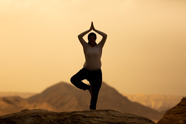 Free Yoga Mountain photo and picture