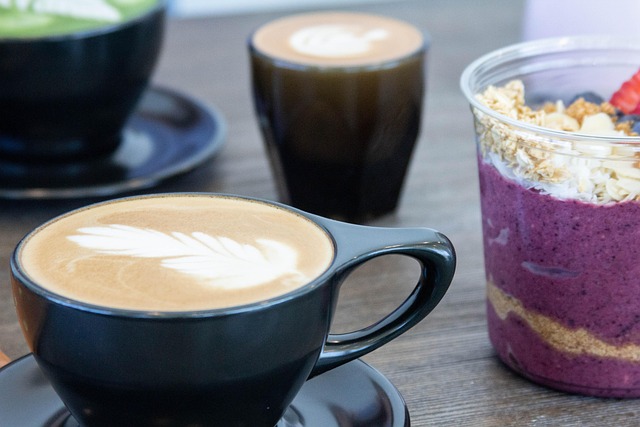 Kaffee, Lebensmittel, Dessert, Laden