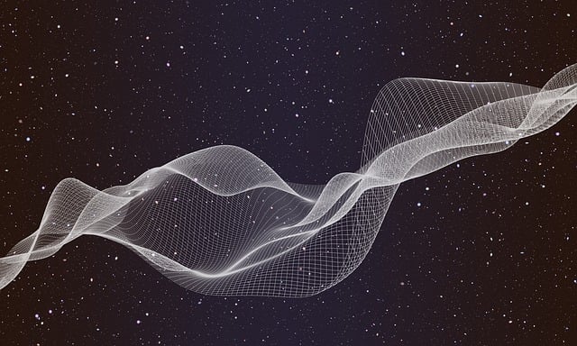 Free universe space connection illustration