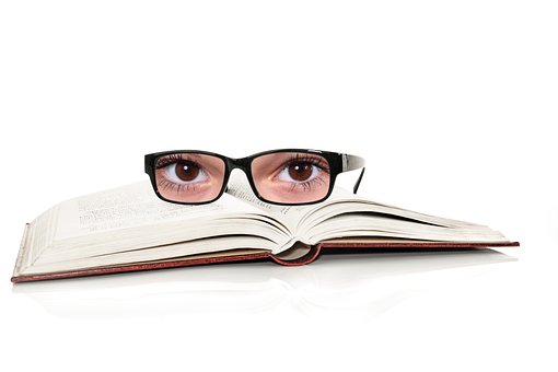 Libro, Gafas, Aprender, Ojos, Lectura