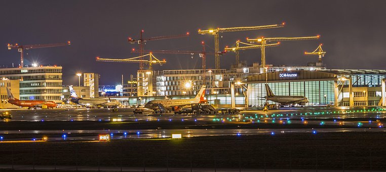 Free Airport Night Shot photo and picture